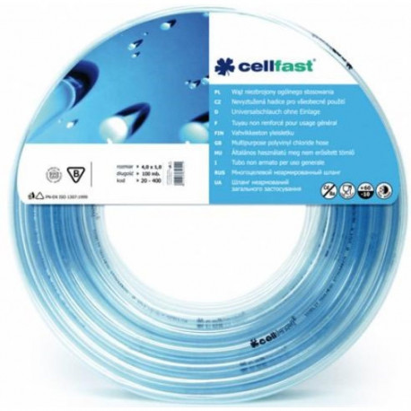 GENERAL PURPOSE HOSE 8,0x1,5 120m UNREINFORCED