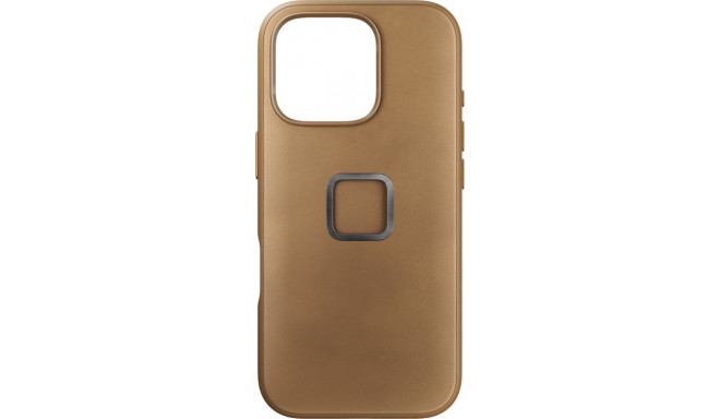 Peak Design case Apple iPhone 16 Pro Mobile Everyday Clarino Case, tan