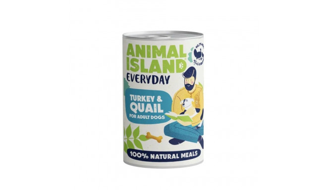 ANIMAL ISLAND Everyday Turkey and quail - wet dog food - 400g