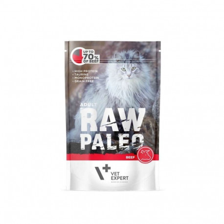 VETEXPERT Raw Paleo veiselihaga märgtoit täiskasvanud kassidele - 100 g