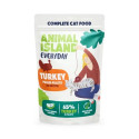 ANIMAL ISLAND Everyday Turkey and White fish fillets in broth - wet cat food - 40 x 85g