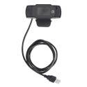 Manhattan USB Webcam, Two Megapixels (Clearance Pricing), 1080p Full HD, USB-A, Integrated Microphon