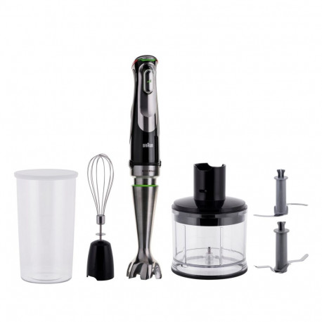Braun saumikser MultiQuick 9 MQ 9135XI 0.6L 1200W, must, roostevaba teras