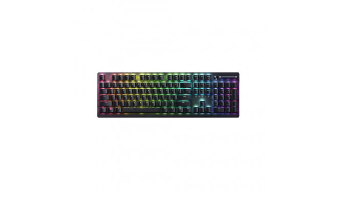 Razer DeathStalker V2 Pro klaviatuur Mängimine USB + Bluetooth QWERTY USA Inglise Must