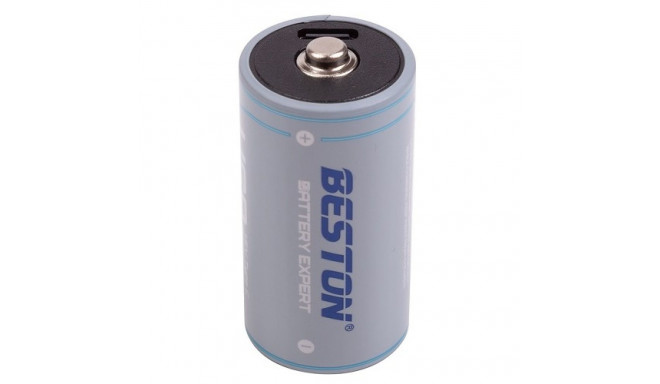 Rechargeable C Size Battery with USB-C Port, 1.5V, 2300mAh, Li-Ion