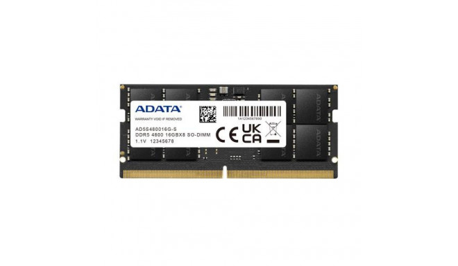 ADATA AD5S480016G-S memory module 16 GB 1 x 16 GB DDR5 4800 MHz ECC