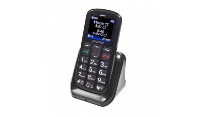 Aligator A321 Senior 73 g Black, Grey Senior phone