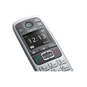 Gigaset E560HX Analog/DECT telephone Caller ID Grey, Silver