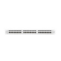 PATCH PANEL 24 PORT 1U 19" CAT.6 FTP SHIELDED GREY LANBERG