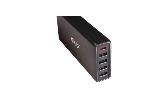 CLUB 3D USB Type A and C Power Charger 5 ports up to 111W