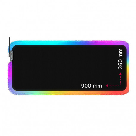 LORGAR Gaming Mouse Pad Steller 919 RGB Black