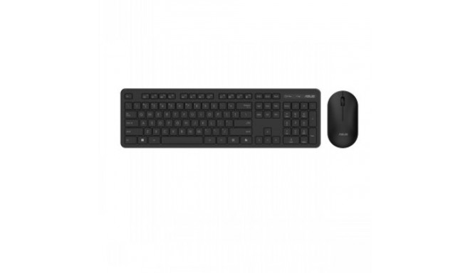 Asus wireless keyboard CW100 EST + mouse, black