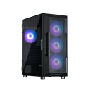 Case I3 Neo ATX Mid Tower Black ARGB fan x4