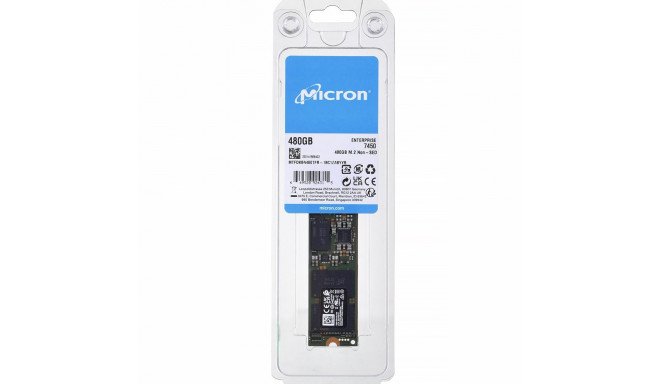 SSD Micron 7450 PRO 480GB M.2 (22x80) NVMe PCI 4.0 MTFDKBA480TFR-1BC1ZABYYR (DWPD 1)