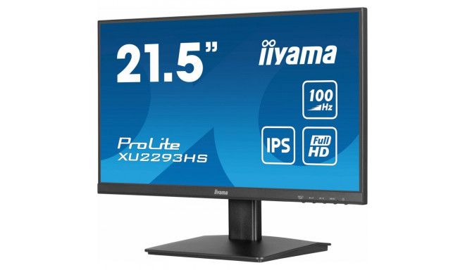 iiyama ProLite XU2293HS-B6 arvutimonitor 54.6 cm (21.5") 1920 x 1080 pikslit Full HD LED must