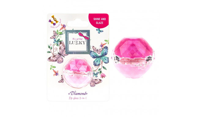 LUKKY 2-in-1 Flavoured lipgloss "Diamond"