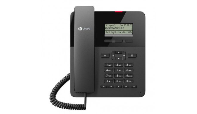 Unify OpenScape Desk Phone CP110 Analog telephone Black