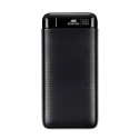 Rivacase VA2180 power bank Lithium Polymer (LiPo) 20000 mAh Black