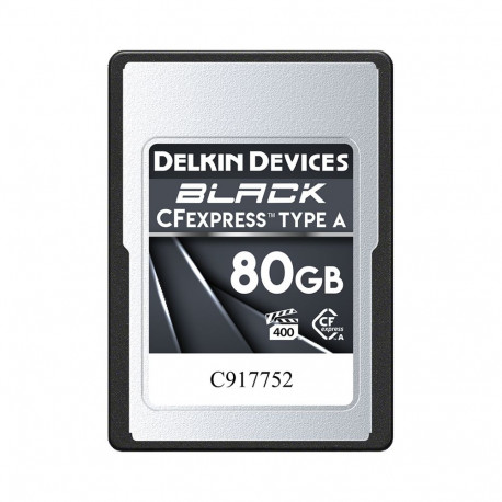 Delkin CFexpress mälukaart BLACK Type A VPG400 R880/W730 80GB