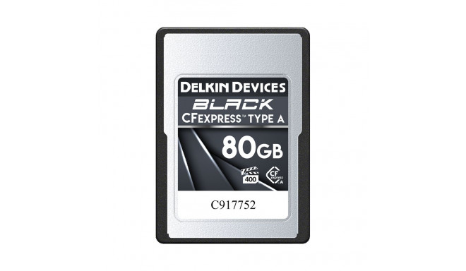 DELKIN CFEXPRESS BLACK, VPG400, R880/W730 (TYPE A) 80GB