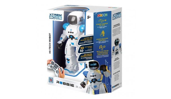 XTREM BOTS interactive robot Robbie bot 2.0