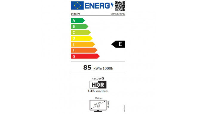 Philips 4K Ambilight TV | 65PUS8209/12 | 65" | Nutiteler | TITAN OS | UHD | Must