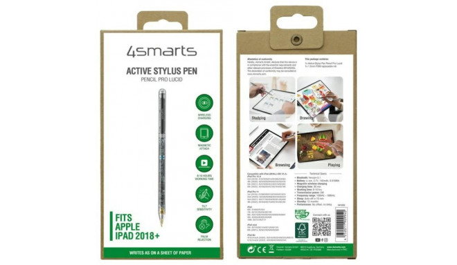 4smarts Active Stylus Pen Pencil Pro Lucid transparent stylus for iPad 541252