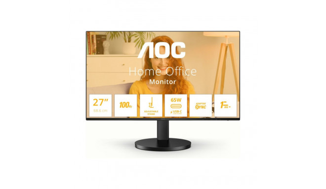 AOC Q27B3CF2 | 27 " | IPS | QHD | 16:9 | 100 Hz | 1 ms | 2560 x 1440 pixels | 350 cd/m² | HDMI ports