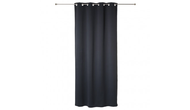 BLACKOUT DARK GREY CURTAIN 140X260 N