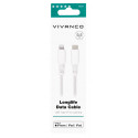 Vivanco kaabel USB-C - Lightning 0,5m, valge (62227) (avatud pakend)