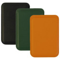 4smarts Magnetic Case RFID wallet for credit cards Magcase set of 3 (black/green/cognac) 541047