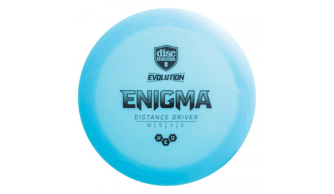 Discgolf DISCMANIA Distance Driver NEO ENIGMA Evolution Blue 12/5/-1/2