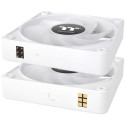 "140mm Thermaltake CT140 EX Reverse ARGB Sync PC Cooling Fan White 3 Fan Pack"