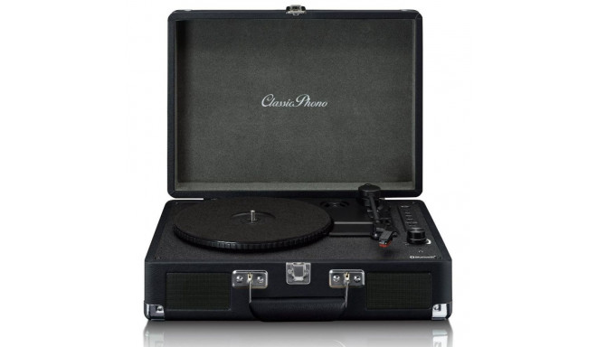 Suitcase turntable with speakers Lenco, black