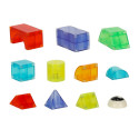3D konstruktsioon magnetilised tellised LED helendavad 32 el.