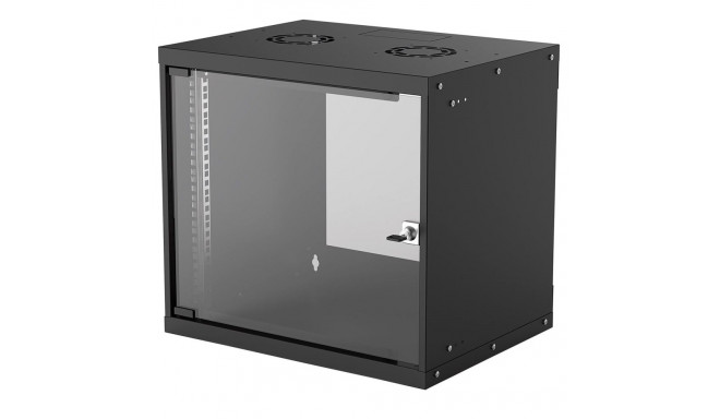 Intellinet 19" võrkkapp - seinapaigaldus (basic), 9U, 400mm sügav, must, flatpack, max 50kg, kasutat
