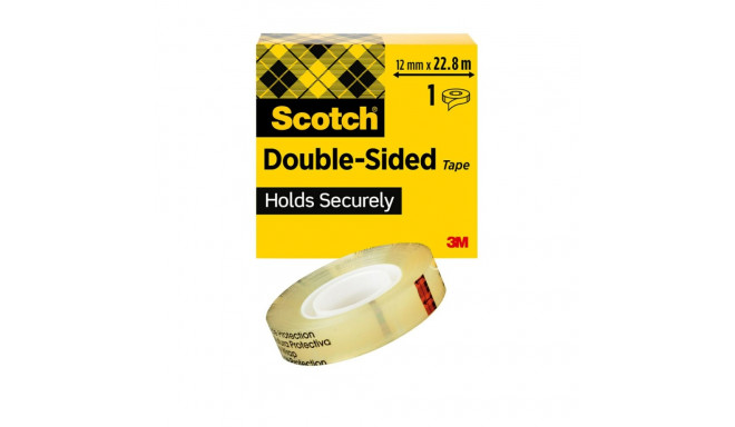 Scotch® Double-Sided Tape, 12 mm x 22.8 m, 1 Roll/Pack