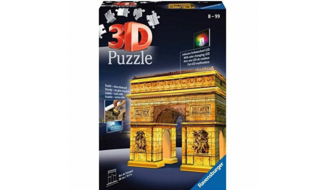 3D Pusle Ravensburger Iceland: Kirkjuffellsfoss  216 Tükid, osad 3D