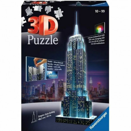 3D Pusle Ravensburger Iceland: Kirkjuffellsfoss 216 Tükid, osad 3D