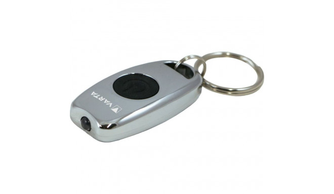 LED Torch Keyring Varta Metal Key Chain Light 15 lm