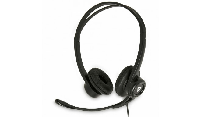 Headphones with Microphone V7 HU311-2EP            Black