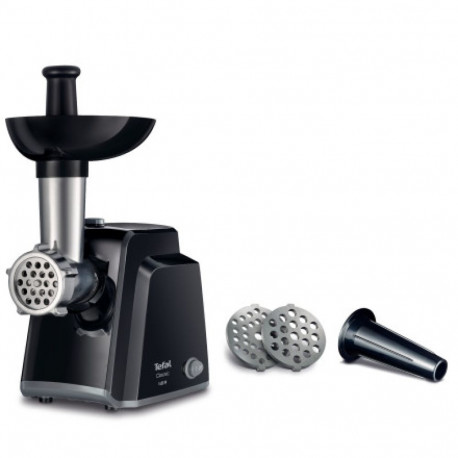 TEFAL meat grinder 1400W up to 1 7kg/min black-silver NE1088
