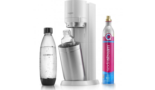 Sodastream Duo Saturator + 2 bottles + gas White
