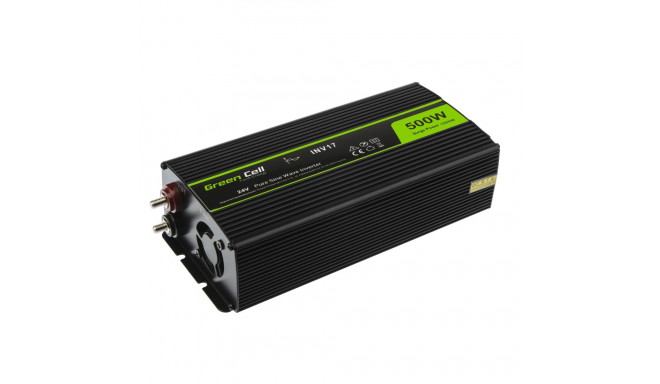 Green Cell Power Inverter 24V to 230V 500W/1000W Pure sine wave