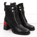 D&A S.Barski ankle boots with decorative heel Premium Collection W MR880-132 OLI270 (39)