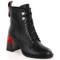 D&A S.Barski ankle boots with decorative heel Premium Collection W MR880-132 OLI270 (40)