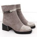 D&A S.Barski ankle boots with decorative heel Premium Collection W MR880-018 OLI269C (38)