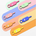 Key / needle for SIM card tray needle keychain pink