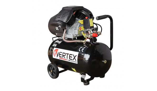 OIL COMPRESSOR 50L DOUBLE PISTON VERTEX VHC50V