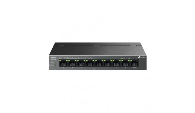 TP-Link LiteWave LS109P võrgulüliti Haldamata Kiire Ethernet (10/100) Toite üle Etherneti (PoE) Must